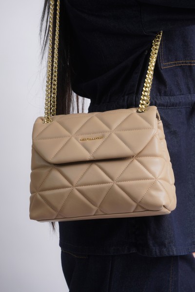 Sac à bandoulière beige...