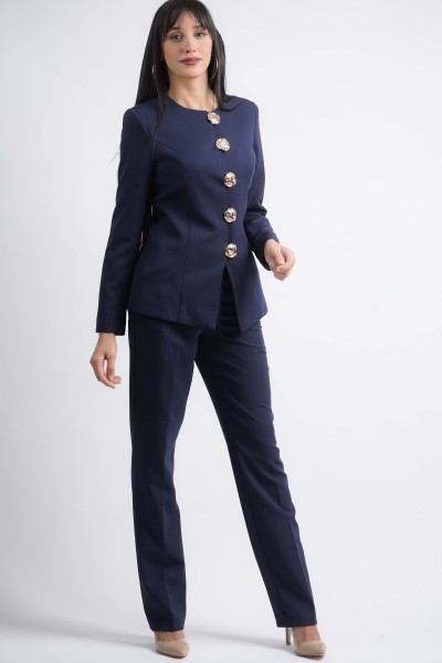 Ensemble bleu Marine à...