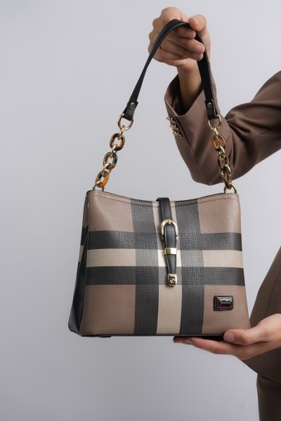 Sac à main en motif à...